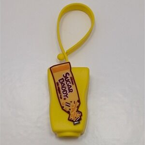 Yellow Sugar Daddy Hand Sanitizer Holder 1 oz Kids Cute Keychain